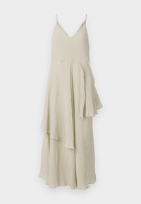 SPRING ORGANIC PARCHMENT TEXTURED PETAL DRESS - Kokteilinė suknelė / vakarėlių suknelė - lime blossom