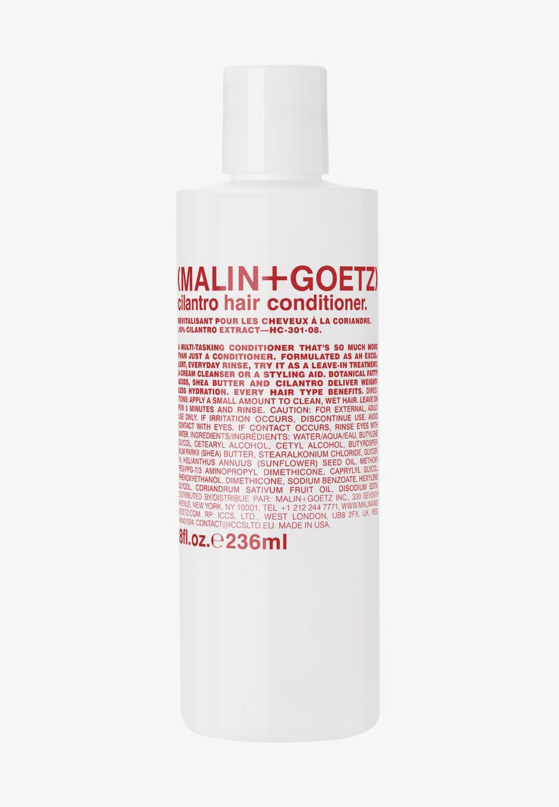 Weiße Kunststoffflasche mit Flip-Top-Verschluss, 8 fl oz. Roter Text enthält Produktname und Anwendungshinweise. Glatte Textur, minimalistisches Design.