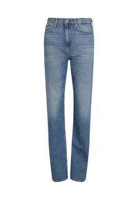 HIGH RISE - Straight leg jeans - denim medium