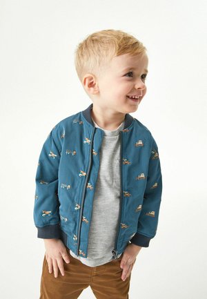 HARRINGTON - Giubbotto Bomber - blue embroidered