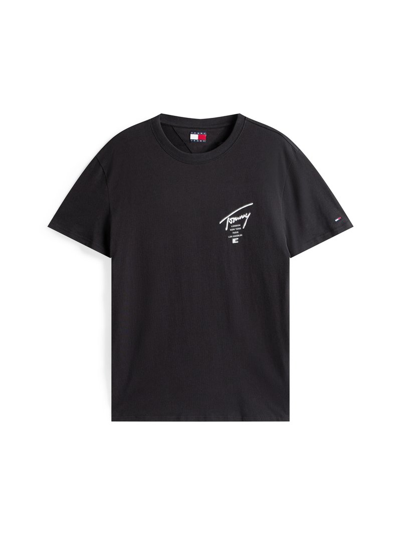 Tommy Jeans T-shirt print zwart