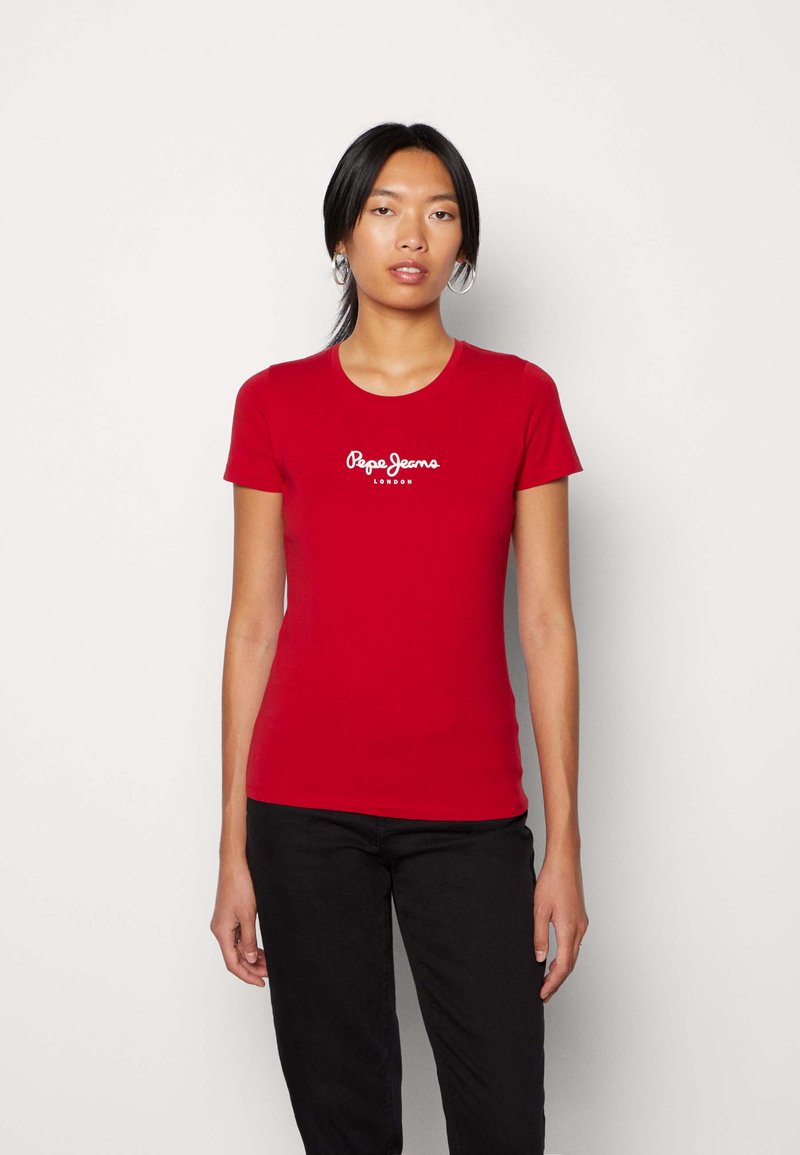 Pepe Jeans - NEW VIRGINIA - Print T-shirt - winter red, Enlarge