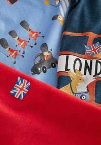 Next SHORT SLEEVE CHARACTER 3 PACK STANDARD - Trükipildiga T-särk - red blue london