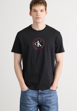 WORD CIRCLE - Triko s potiskem - black