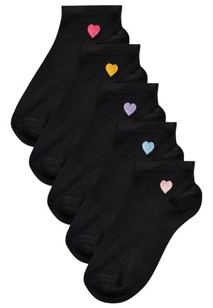 MOTIF FIVE PACK - Ponožky - mottled black