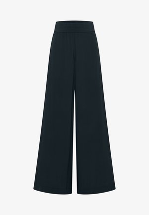 Cecil, HIGH WAIST WIDE LEG HOSE IM LOOSE FIT - Stoffhose - palm breeze green
