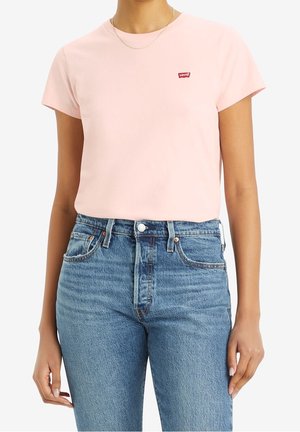 T-Shirt basic - mottled red