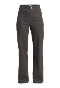 COASTAL CRUISER-MIT FESTEM BUND - Tygbyxor - dark grey