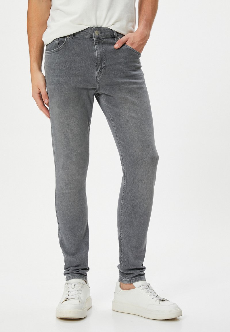 Koton - MICHAEL - Jeans slim fit - grey, Förstora