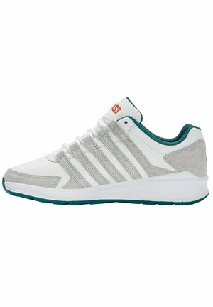 K-Swiss Zapatillas Slammtennis CC TXT Para Hombre, White Honey Gold Black, 40 EU
