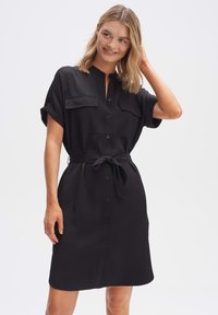 OPUS WOLDA - Abito a camicia - black
