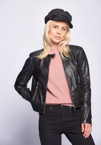 Maze Lederjacke - schwarz