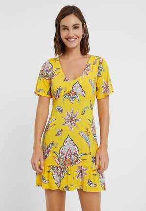 LEMARK - Korte jurk - yellow