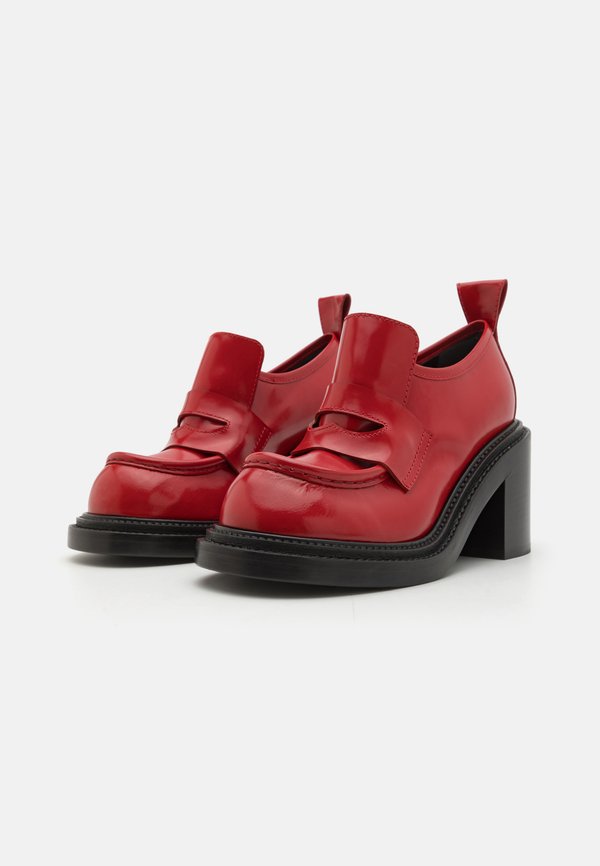 OLIVIA - Platform heels - rosso4