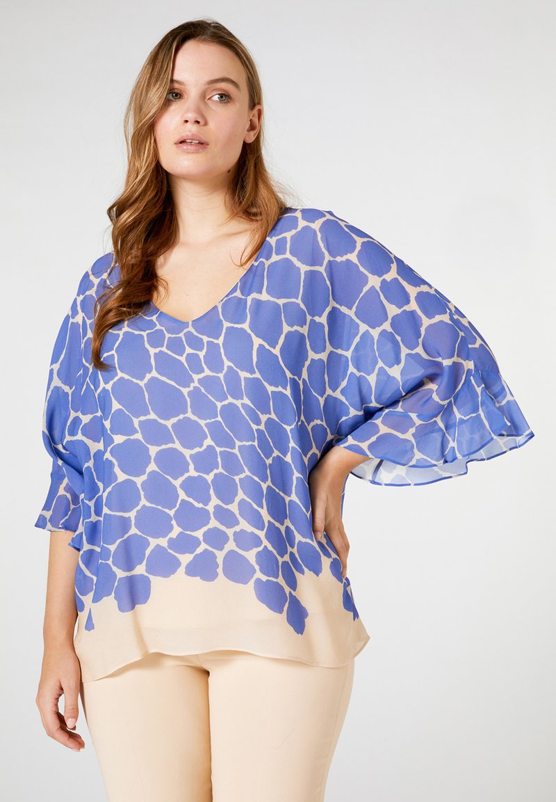Elena Mirò ÉLÉGANTE IMPRIMÉE Blouse viola/purple Zalando.de