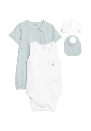 4PC WHALE STARTER SET - Mütze - mint mix