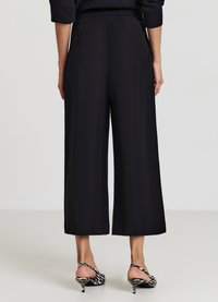Calliope CULOTTE PIEGHE - Gonna lunga - ultrablack