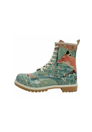 LIKE THE FOX - Lace-up ankle boots - grün