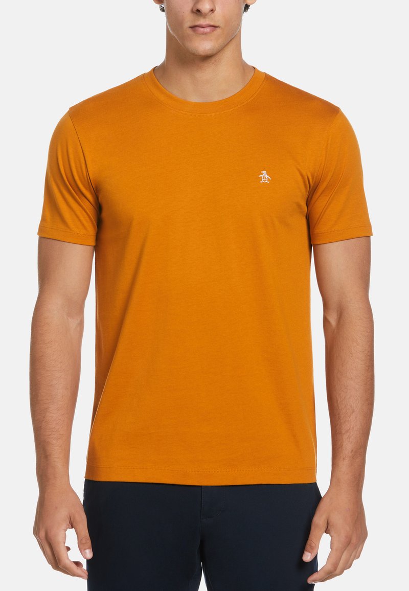 Original Penguin PIN POINT - T-shirt basic - sudan brown