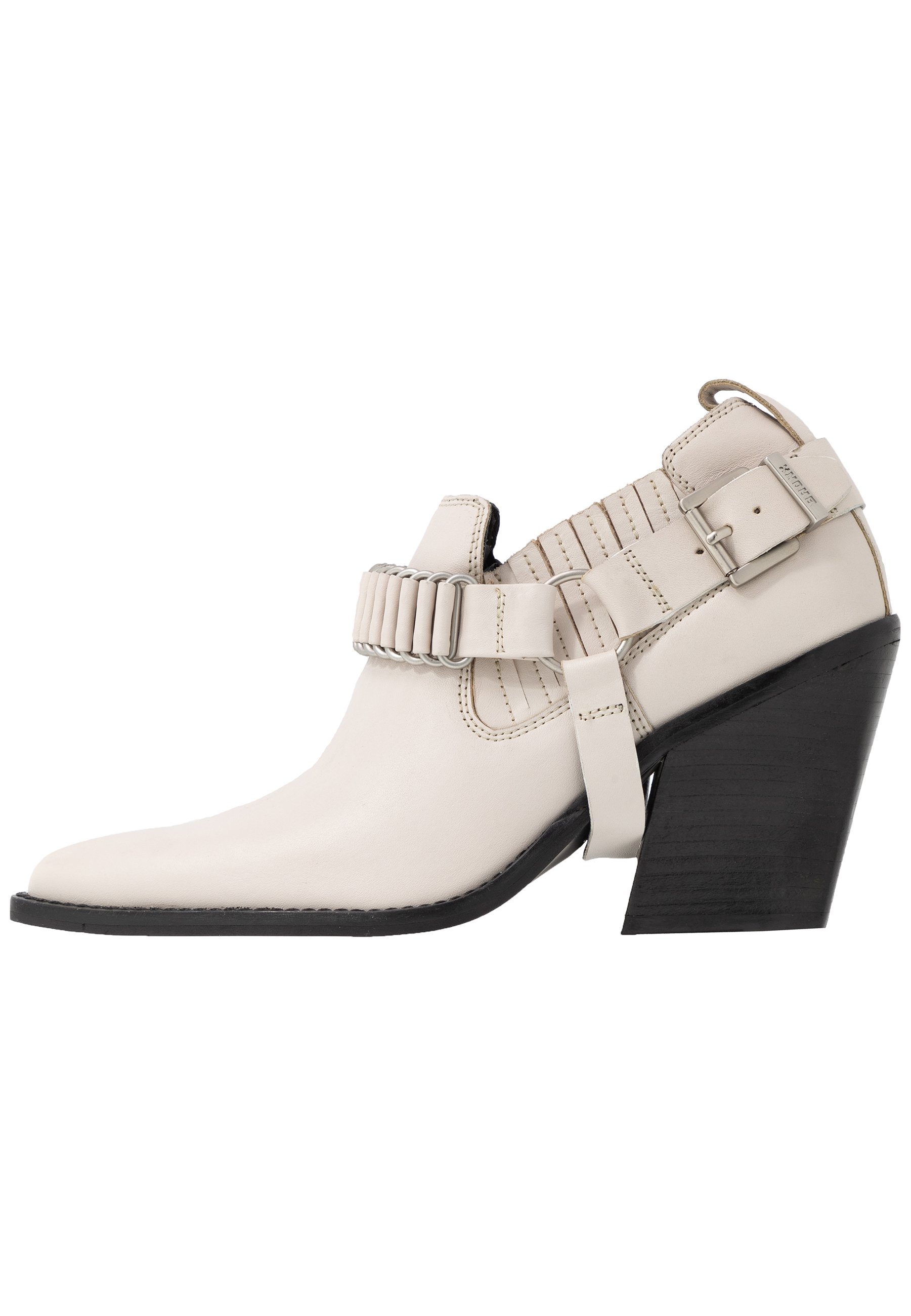 Bronx NEW KOLE Enkellaarsjes met hoge hak offwhite Bronx NEW KOLE Laarzen met hoge hak offwhite Zalando.nl