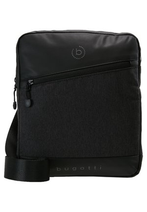 bugatti SMALL CROSSBODY BAG - Umhängetasche - black/grey