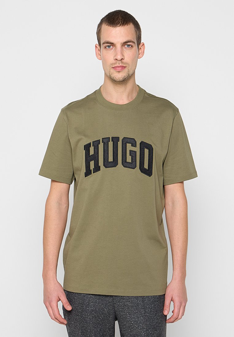 HUGO T-shirt print groen
