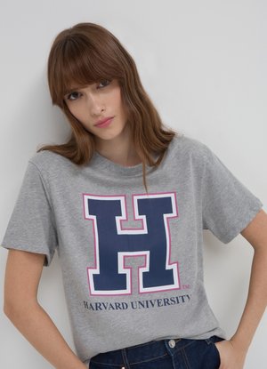 Calliope COLLEGE - T-shirt imprimé - gris