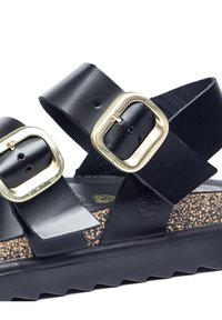 Yokono TUNEZ - Sandalen met plateauzool - black
