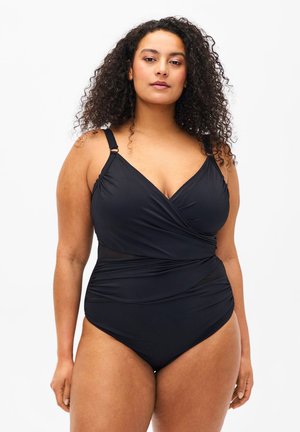 Zizzi Badeanzug - black