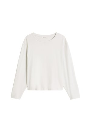Marc O'Polo, MARC O'POLO OVERSIZE LONGSLEEVE CROPPED AUS GEBRUSHTEM SINGLE JERSEY - Langarmshirt - frosty blue