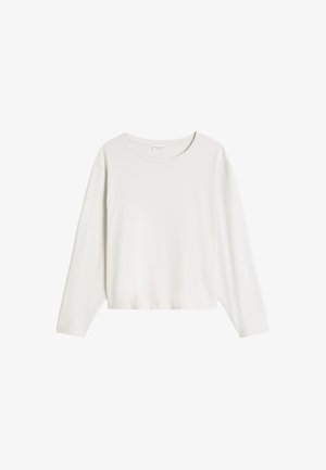 Marc O'Polo, MARC O'POLO OVERSIZE LONGSLEEVE CROPPED AUS GEBRUSHTEM SINGLE JERSEY - Longsleeve - frosty blue