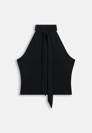 Juicy Couture, WESLEY TIE BACK - Μπλούζα - black