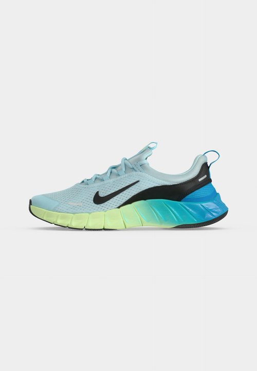 Nike FREE RIDE UNISEX - Road running shoes - glacier blue/black/light current blue/barely volt — photo 2