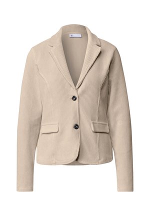 Street One, BLAZER AUS CORD MIT REVERSKRAGEN UND KNÖPFEN - Blazer - clay sand