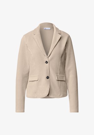 Street One, BLAZER AUS CORD MIT REVERSKRAGEN UND KNÖPFEN - Blazer - clay sand