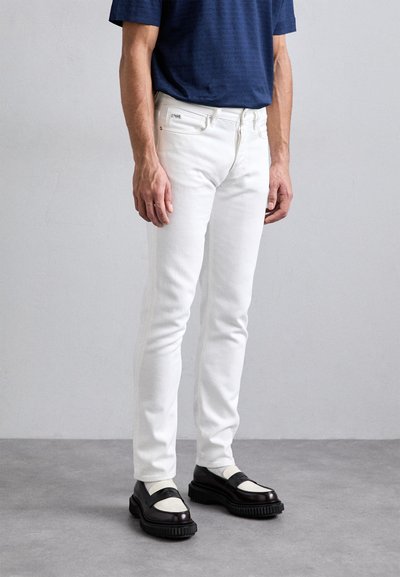 Emporio Armani 5 POCKETS PANT - Džíny Slim Fit - snow white