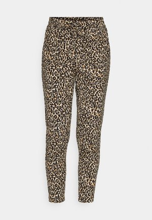 ONLY ONLPOPTRASH EASY PANT - Broek - black/new leo