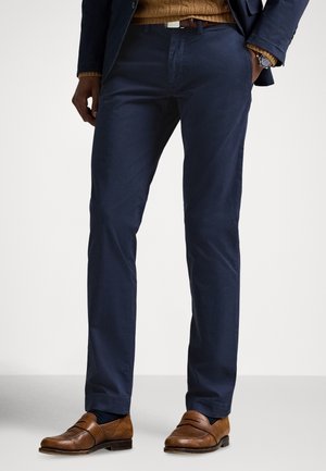 STRETCH SLIM FIT WASHED CHINO PANT - Chino stiliaus kelnės - nautical ink