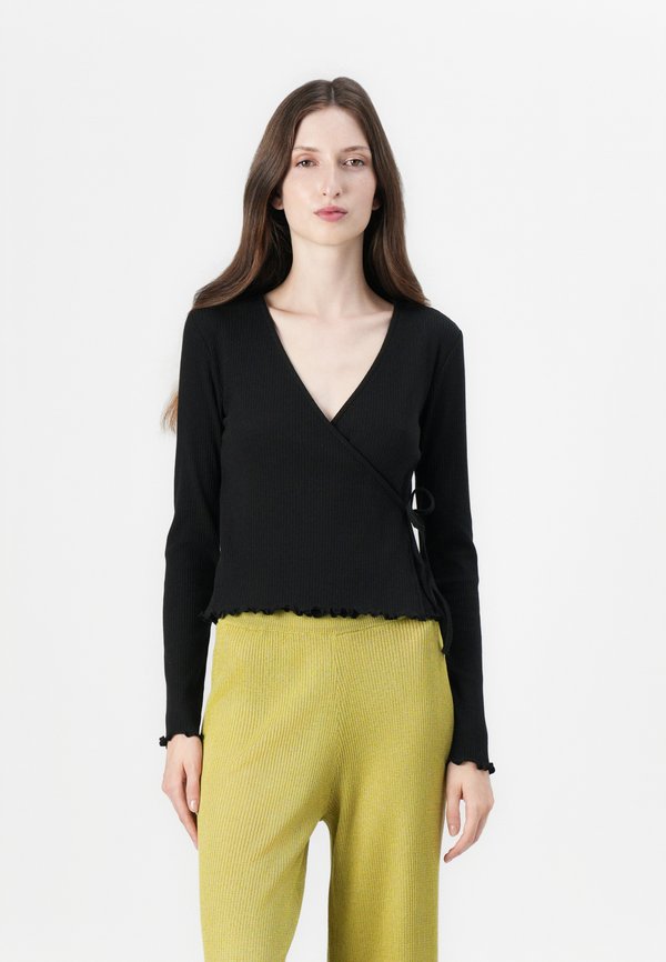 PCKITTE VNECK WRAP  - Long sleeved top