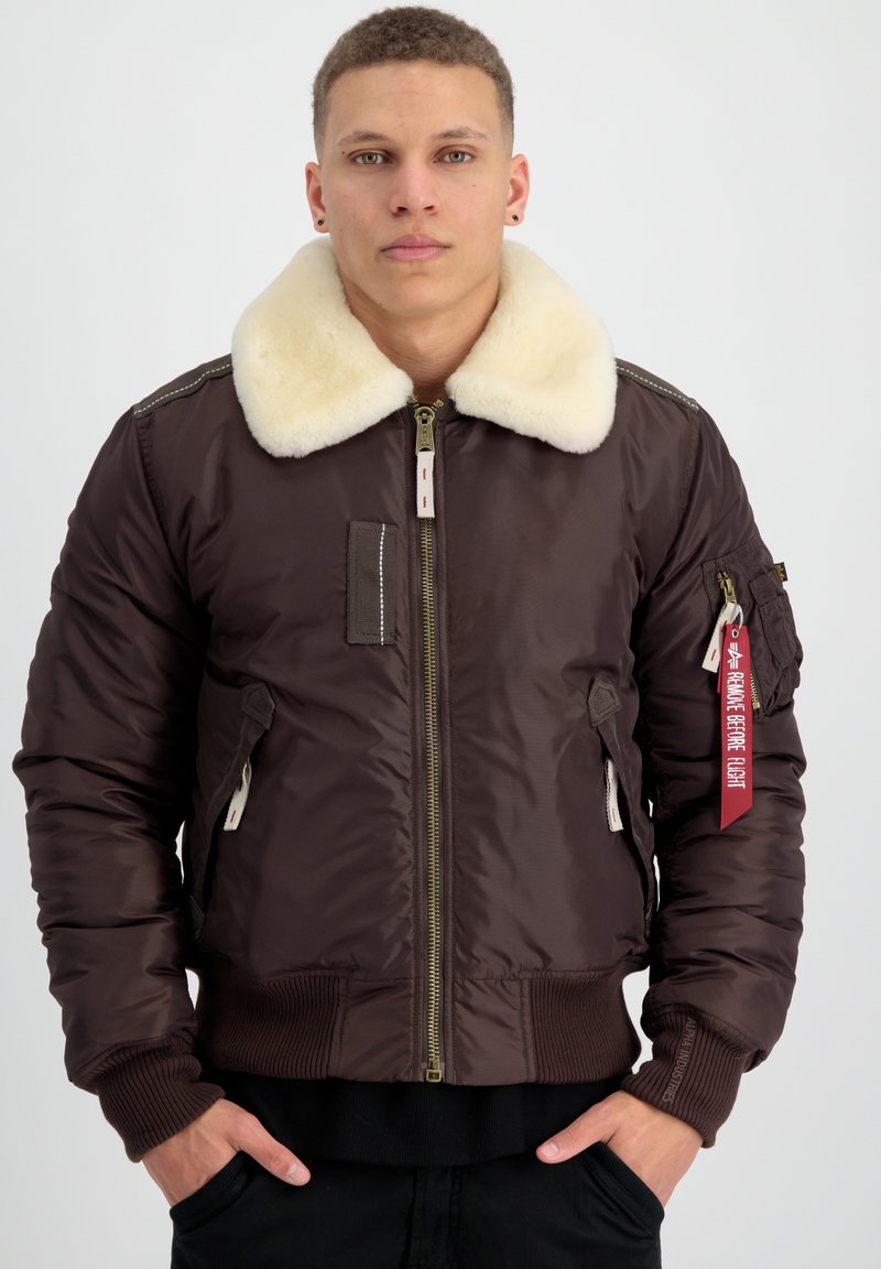 Alpha Industries - INJECTOR - Giubbotto Bomber - hunter brown, Ingrandire