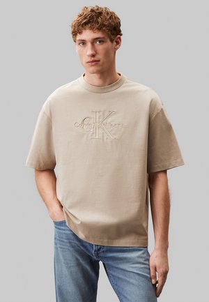 Calvin Klein Jeans T-shirt con stampa - aluminum