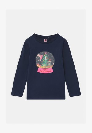 STEVIE LONG SLEEVE EMBELLISHED - Maglietta a manica lunga - indigo