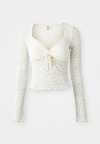 OLIVIA - Pikkade varrukatega topp - ivory
