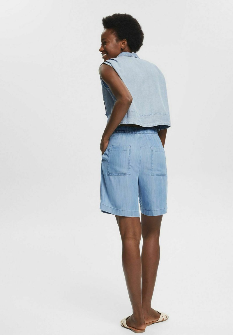 Damen Kleider | Esprit Jeans Shorts blue light washed/hellblau - KK02671 Damen Kleider | Esprit Jeans Shorts blue light washed/hellblau - KK02671