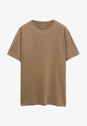 Massimo Dutti, T-shirt basique - brown