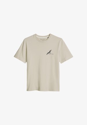 Marc O'Polo, JERSEY T-SHIRTS SHORTSLEEVE, PRINT - Μπλουζάκι με στάμπα - grey silk