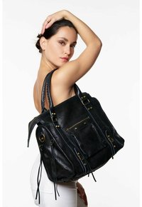 OH MY BAG BROSSÉ SANDSTORM SIROCCO - Sac à main - noir mat