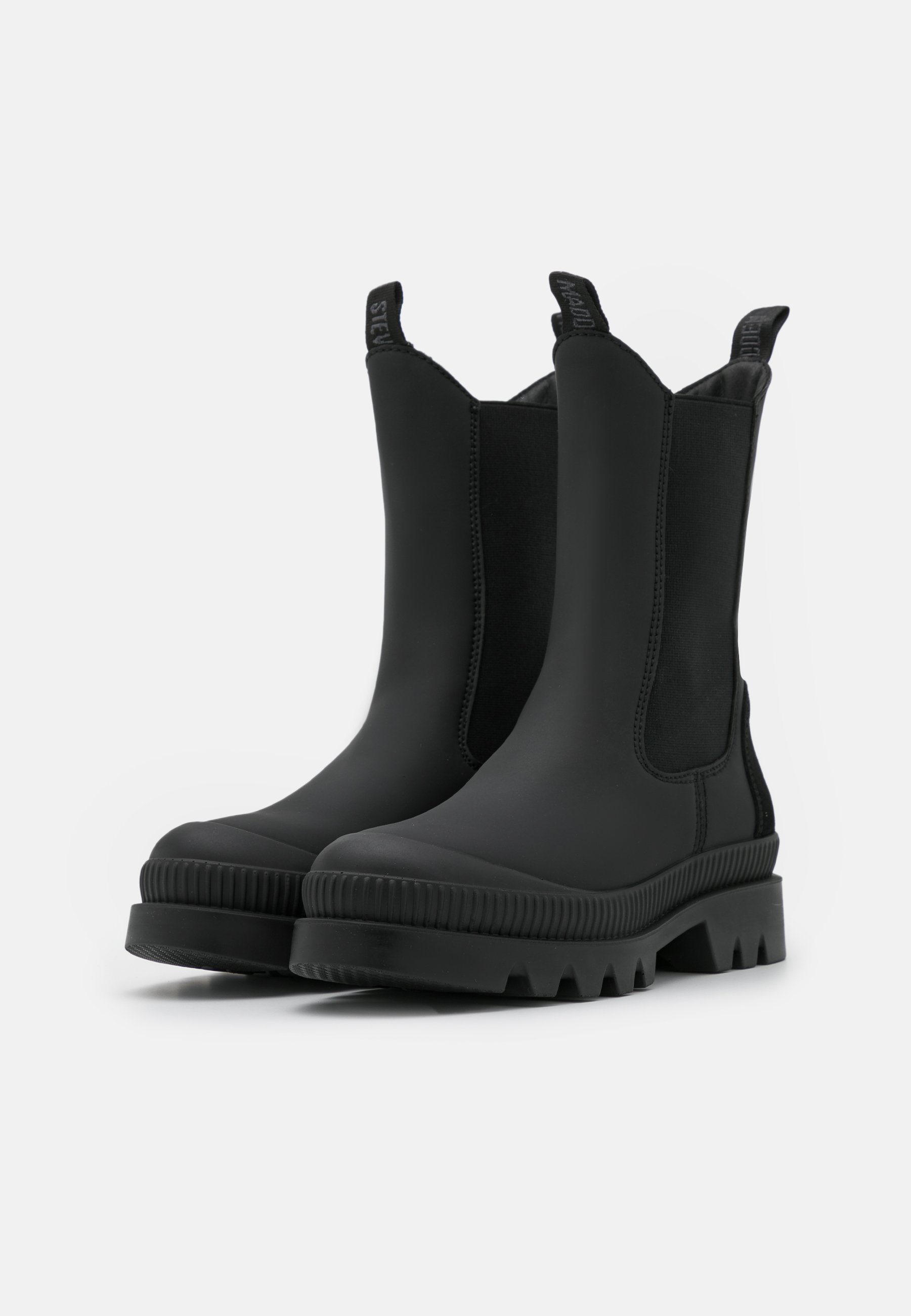 black rain ankle boots