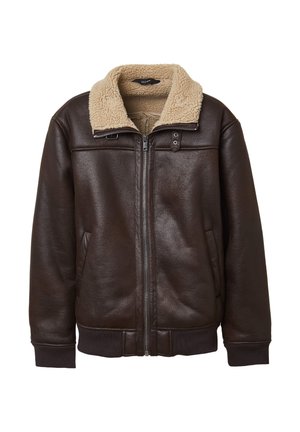 GIUBB - Giacca in similpelle - marrone