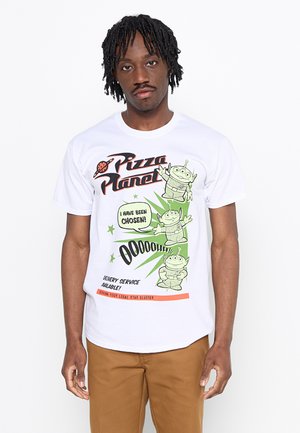 Disney TOY STORY PIZZA PLANET ALIENS - Print T-shirt - white